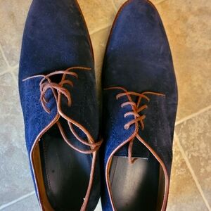 Johnston And Murphy Blue Suede